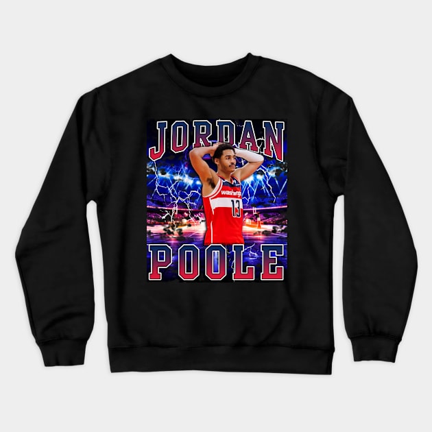 Jordan Poole Crewneck Sweatshirt by Gojes Art